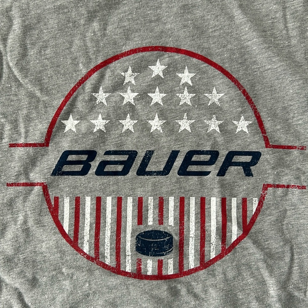 Bauer Hockey patriotic red white blue T-shirt, shirt, pullover